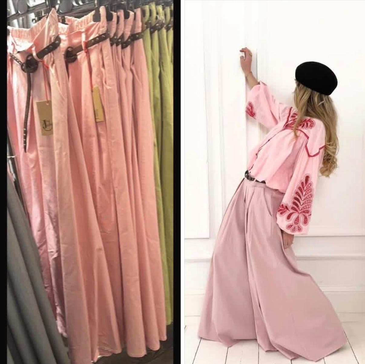 Look rose poudré